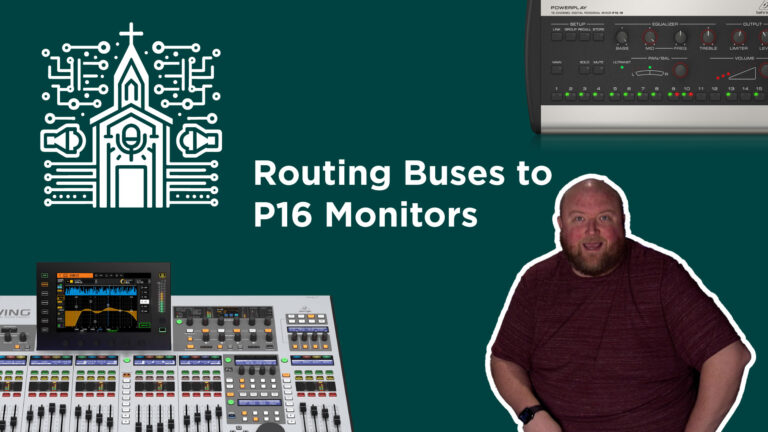 Routing Buses to P16 Monitors with Behringer Wing Explained