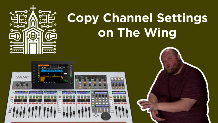 How to Quickly Copy Channel Settings on The Wing