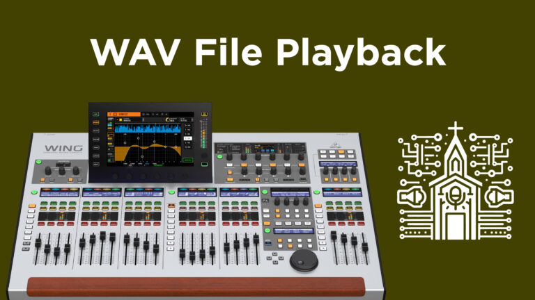 How to Load and Play USB Audio Files on the Behringer Wing