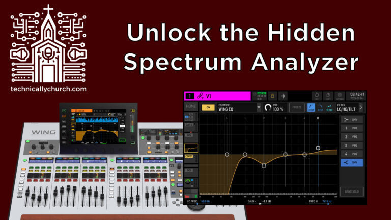 Unlock the Hidden Spectrum Analyzer on Your Behringer Wing!