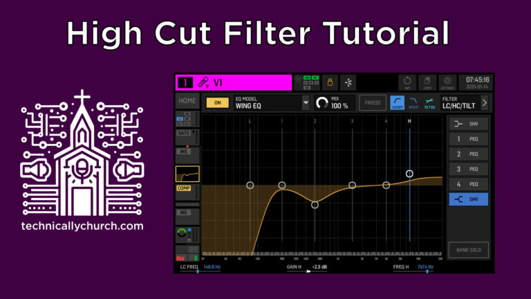 Understanding the High Cut Filter on the Behringer Wing