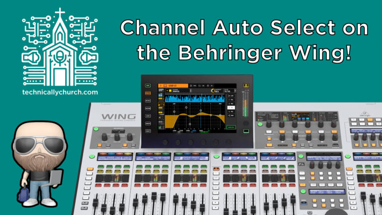 How to Use Channel Auto Select on the Behringer Wing Mixer