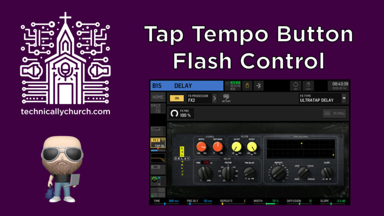Customizing Tap Tempo Flash Behavior on the Behringer WING