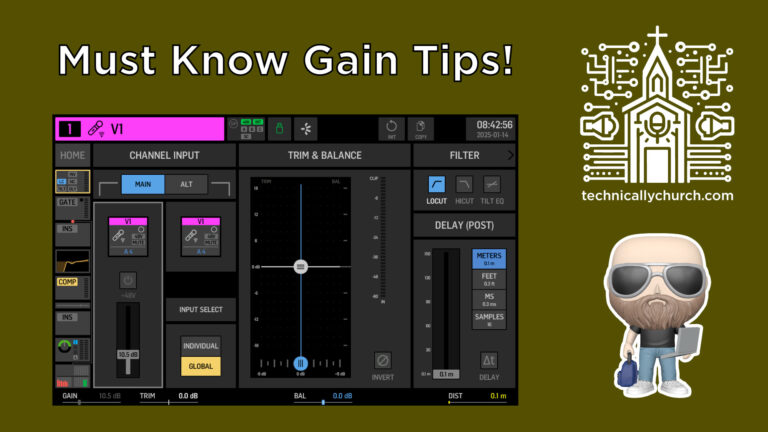 Mastering Gain Staging and Sound Check for Church Audio