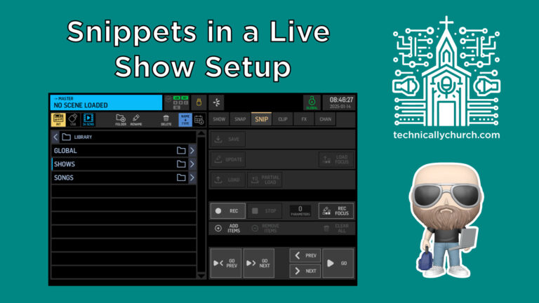 Advanced Behringer WING Tutorial: Snippets in a Live Show Setup