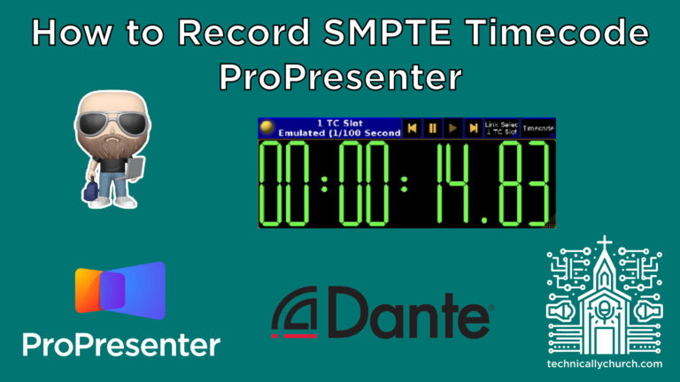 How to Record Timecode Lyrics in ProPresenter 7 with Playback (Step-by-Step!)