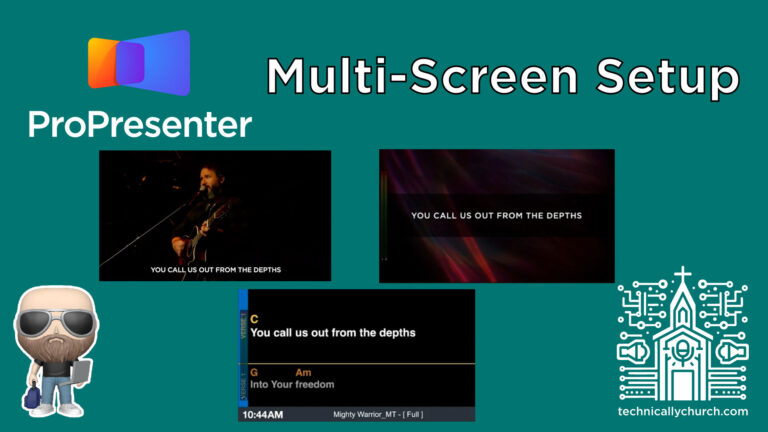 ProPresenter Multi-Screen Setup: Live Stream, Band Screen, and Audience All At Once!