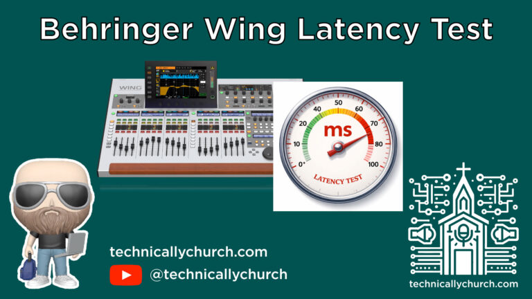 How to Accurately Measure Latency on the Behringer Wing Using External Processing
